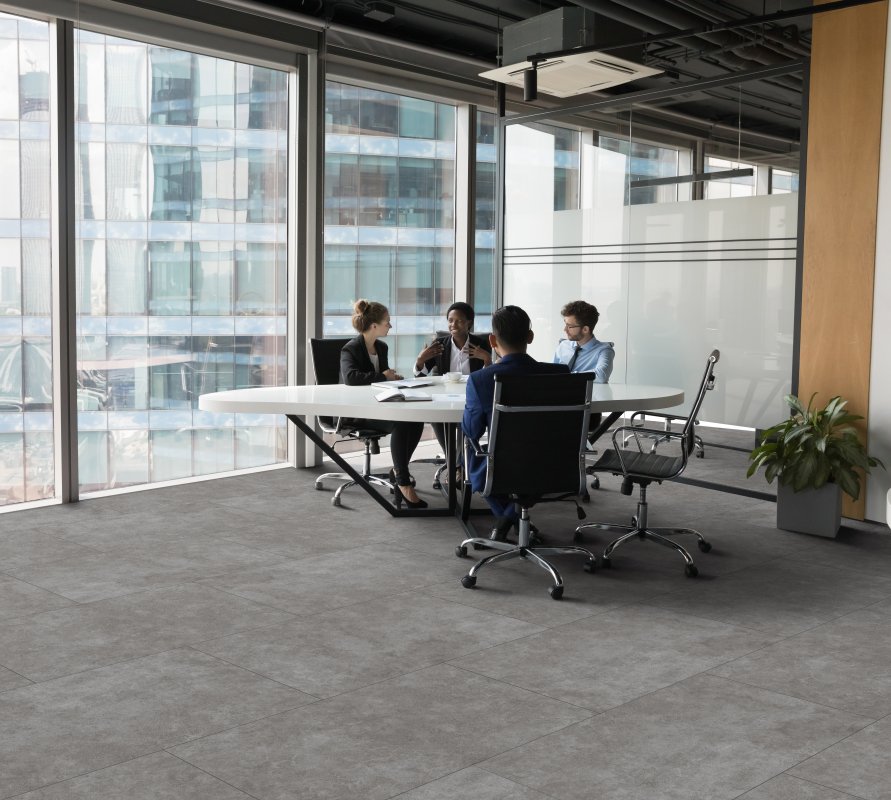 Кварцвинил  "Juteks" Beton 8521 (900*600*2,5 мм) — купить в Адлере