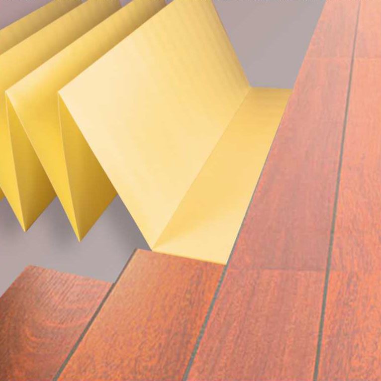 Подложка-гармошка "Солид" 2мм (10,5 м2) желтая