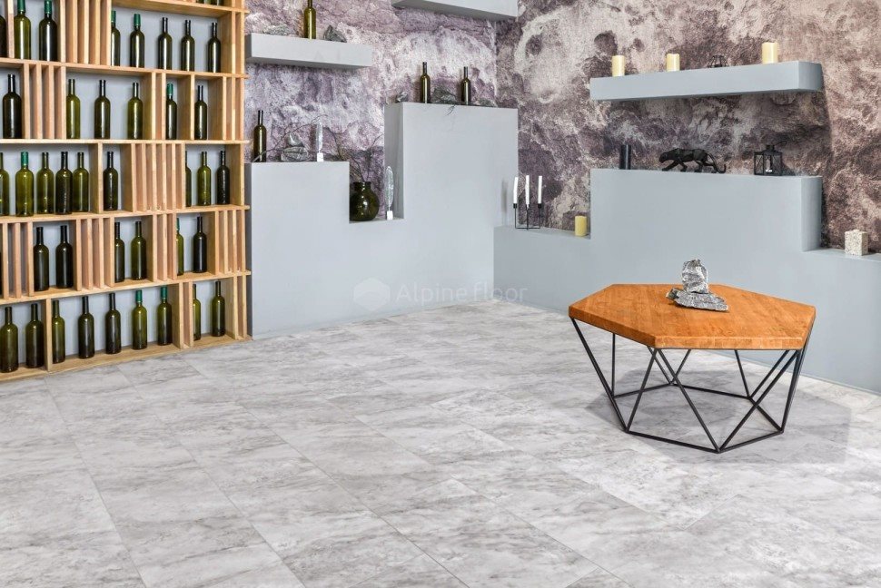 Виниловая плитка "Alpine Floor" Light Stone Чили (608*303*2,5 мм) — купить в Адлере