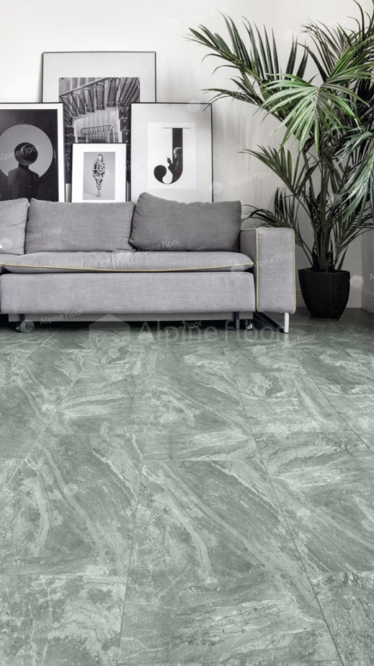 Виниловая плитка "Alpine Floor" Light Stone Хэмпшир (608*303*2,5 мм) — купить в Адлере