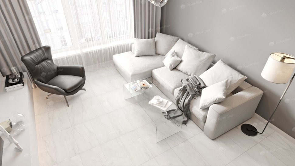 Виниловая плитка "Alpine Floor" Light Stone Брайс (608*303*2,5 мм) — купить в Адлере