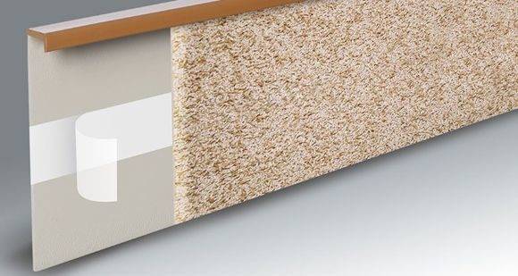 Плинтус для ковролина "Korner" Listwa зеленый (2500*13,8*50 мм) — купить в Адлере