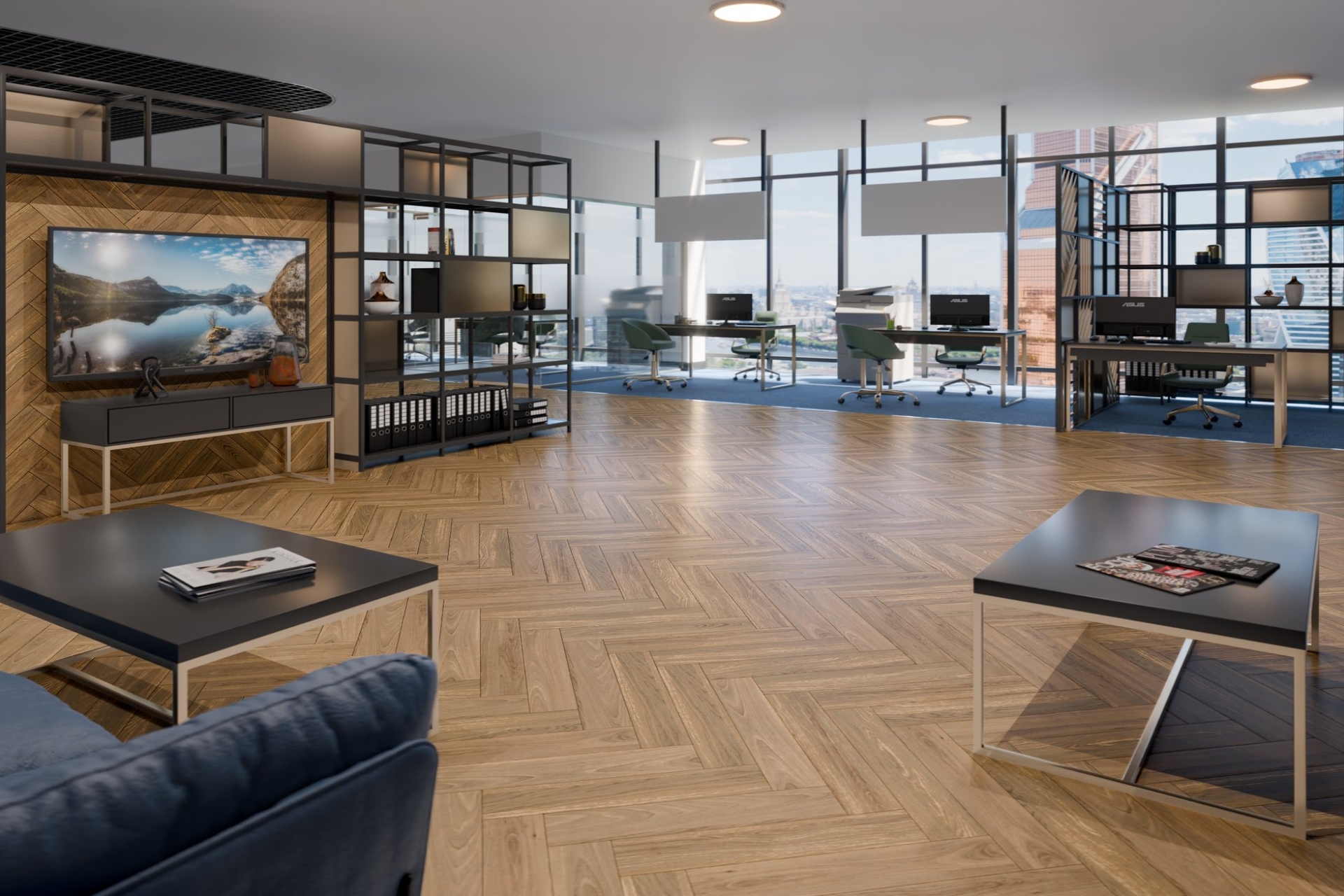 Инженерный паркет «Damy Floor» Натуральный (укладка елочкой) — купить в Адлере