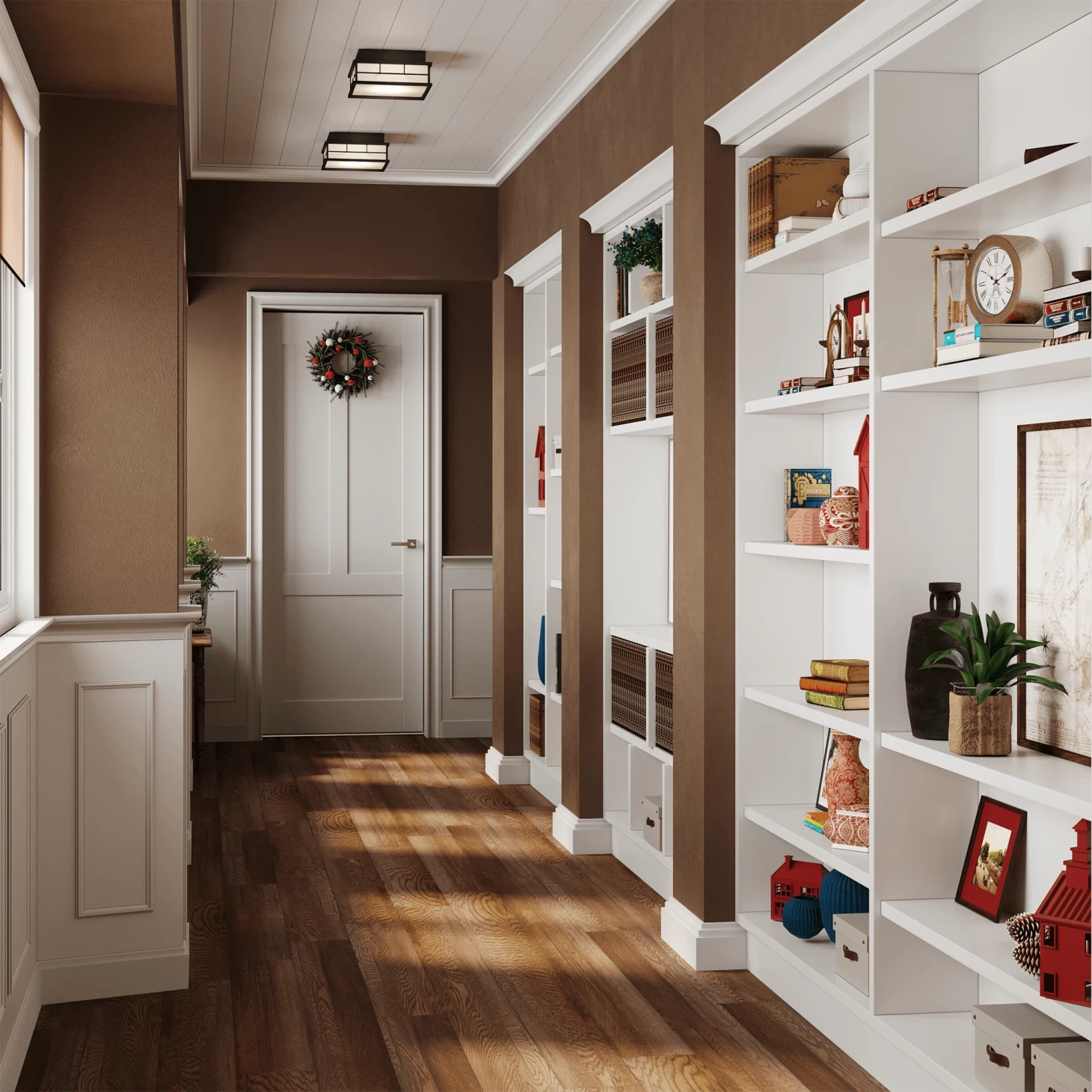 SPC плитка для пола Орех (1220*180*5 мм) — купить в Адлере