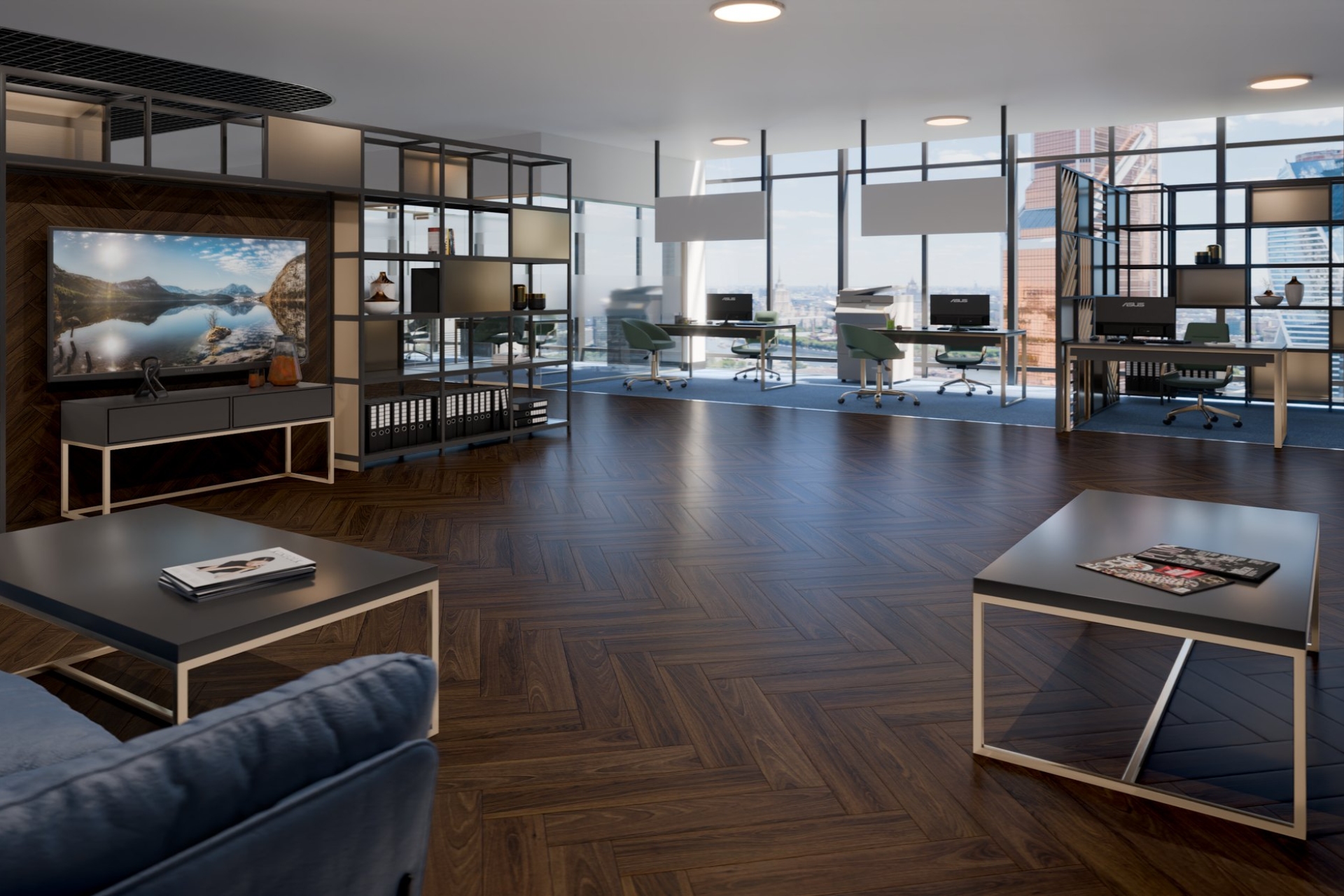 Инженерный паркет «Damy Floor» Каштановый (укладка елочкой) — купить в Адлере