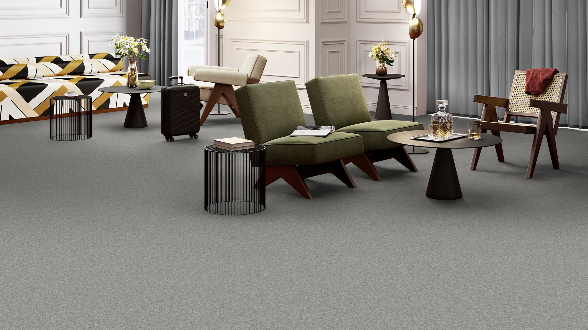 Ковровая плитка Medusa Tile 94 (500*500*5 мм) — купить в Адлере