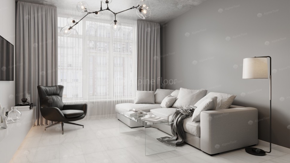 Виниловая плитка "Alpine Floor" Light Stone Брайс (608*303*2,5 мм) — купить в Адлере