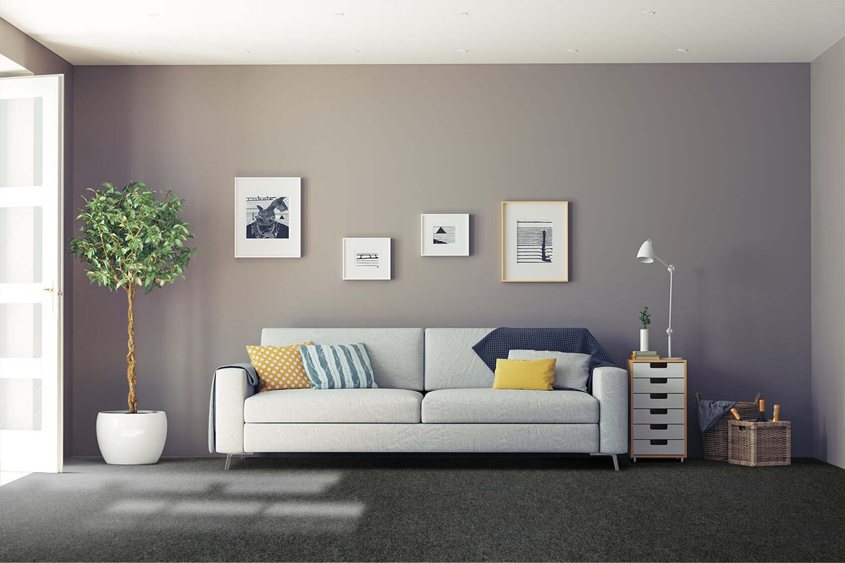 Ковровое покрытие "Bonkeel" Color Rib Ebony 98 (ширина 1м/3м/4м) — купить в Адлере