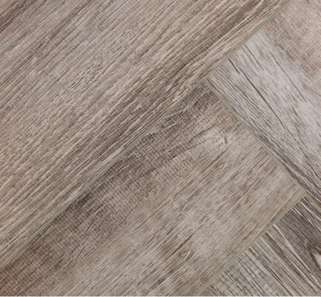 Виниловый ламинат SPC "Cronafloor" Herringbone Дуб Тулон (640*128*4,5 мм) — купить в Адлере