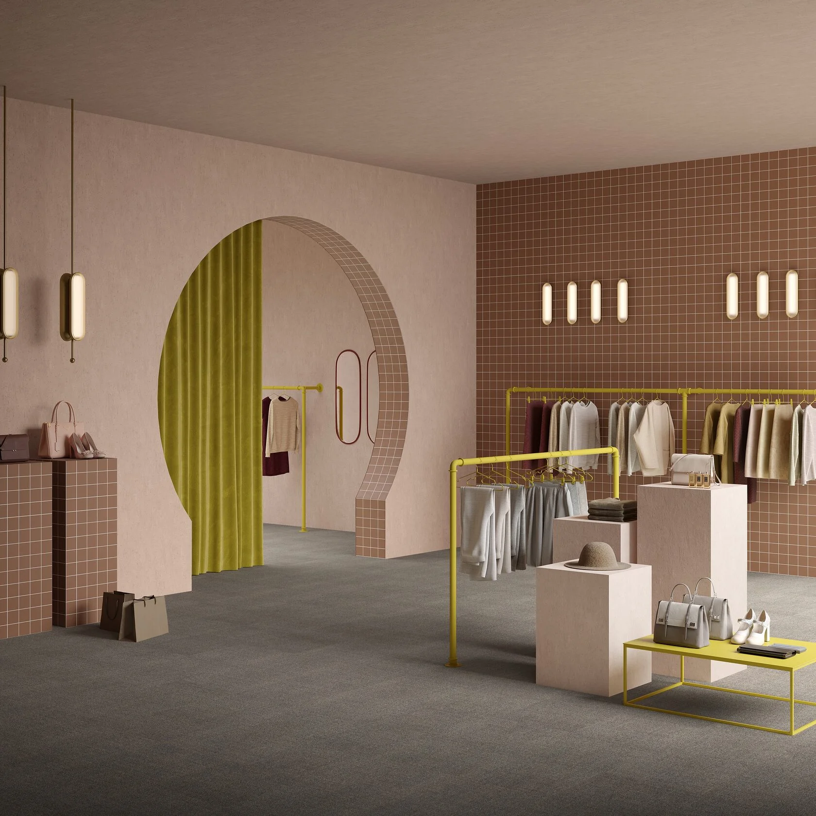 Ковровая плитка Mantra Tile 97 (500*500*6 мм) — купить в Адлере