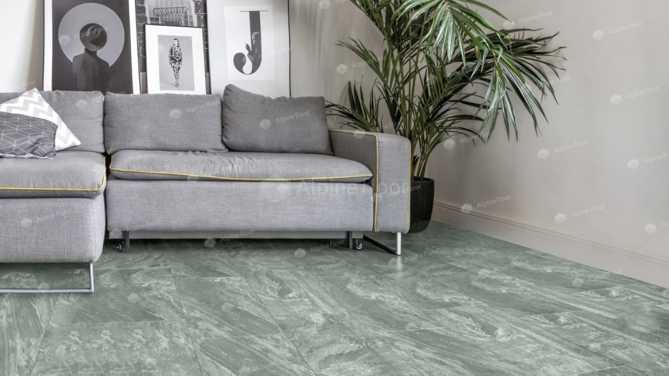 Виниловая плитка "Alpine Floor" Light Stone Хэмпшир (608*303*2,5 мм) — купить в Адлере