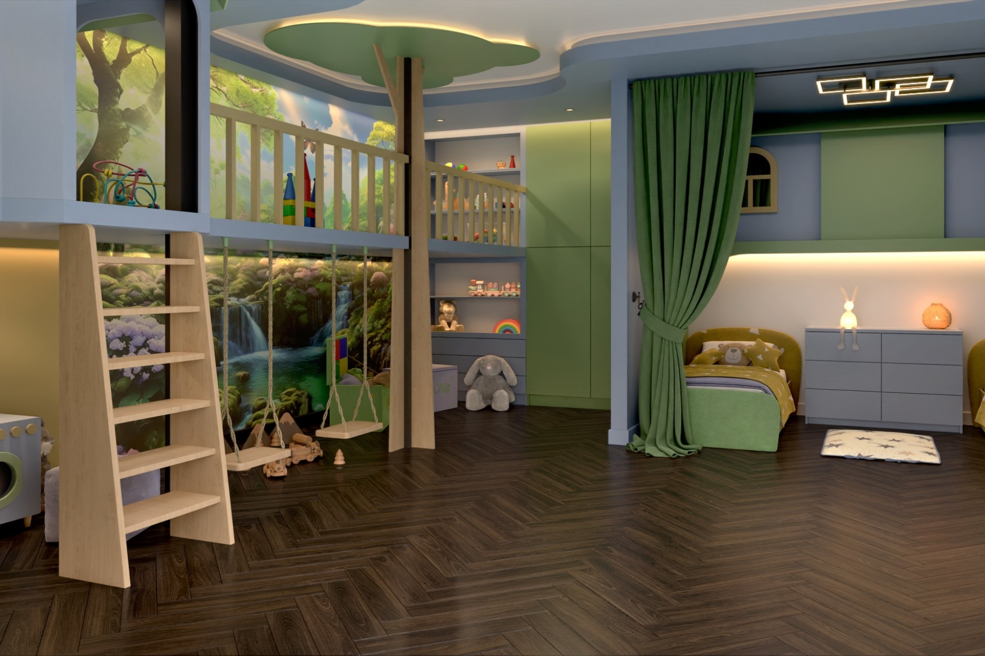 Инженерный паркет «Damy Floor» Каштановый (укладка елочкой) — купить в Адлере