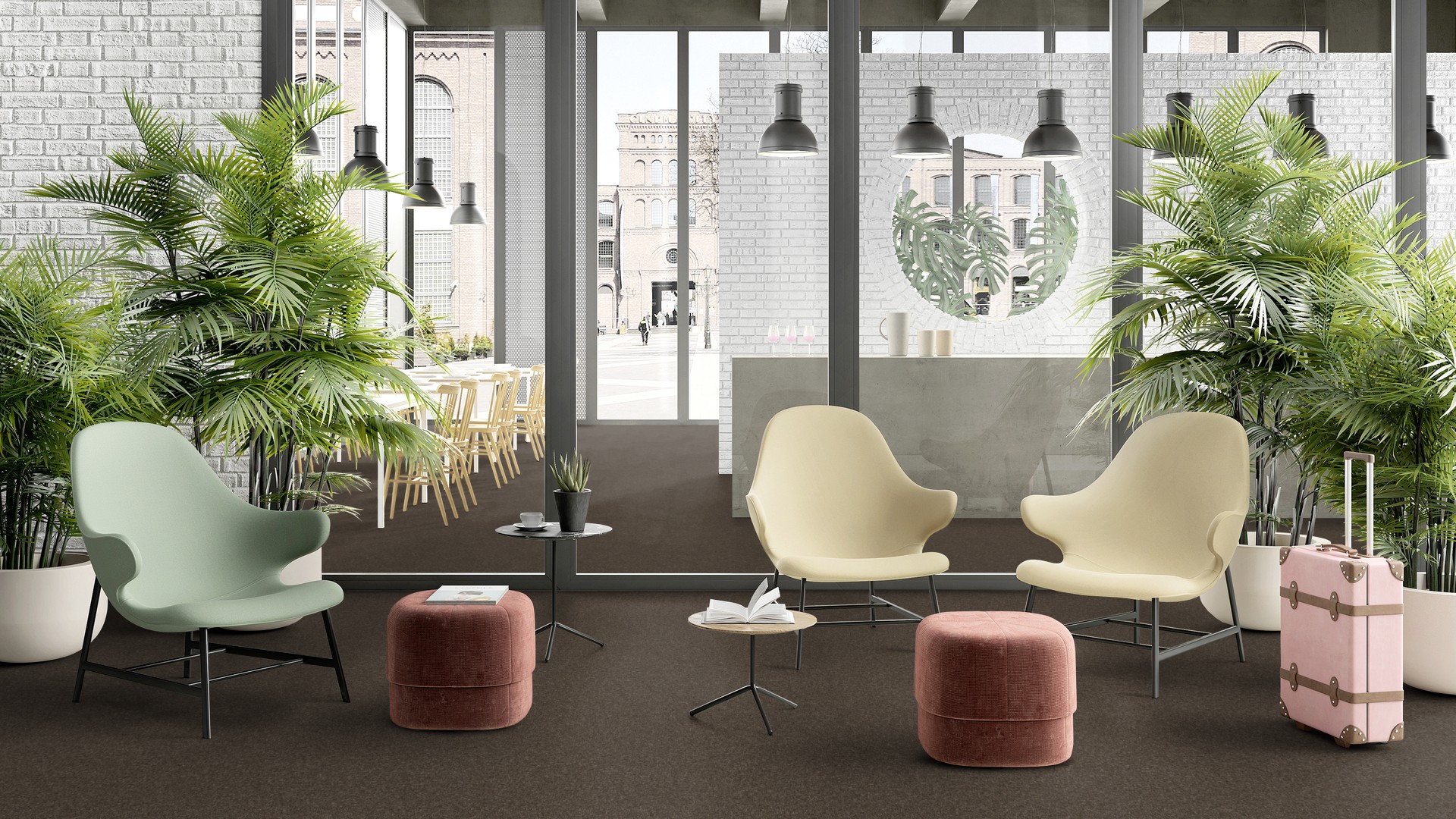 Ковровая плитка Medusa Tile 43 (500*500*5 мм) — купить в Адлере